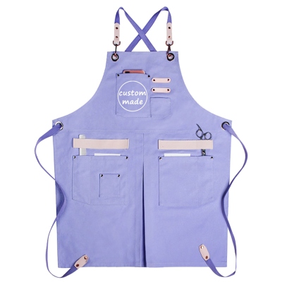 Professional Personalized Womens Canvas Apron Gifts,Florist Nail Tech Water-resistant Waitress Aprons