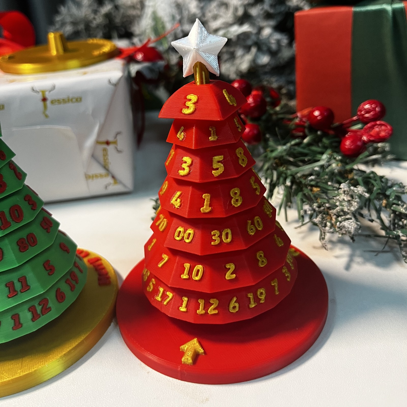Christmas Decorations Tree Dice | Christmas Gifts  For DND Lovers