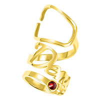 18K Gold Plated Brass