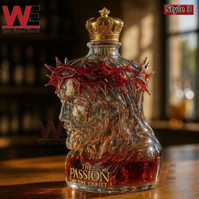 Passion of the Christ Whiskey Bottle