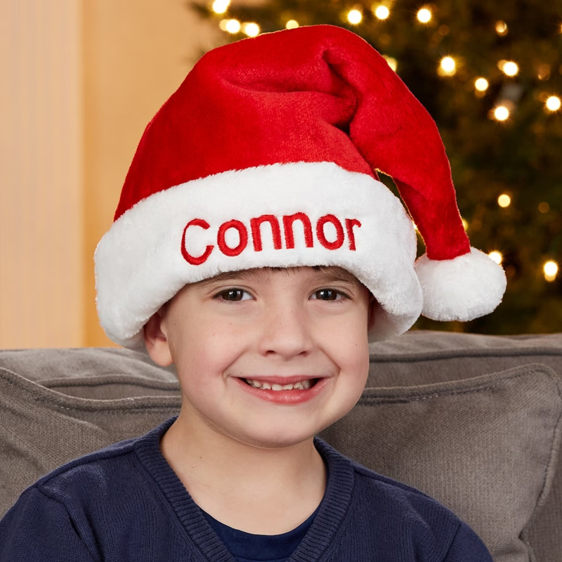 Personalized Santa Hat, Custom Christmas Hat, Santa Hat, Christmas Hat ...