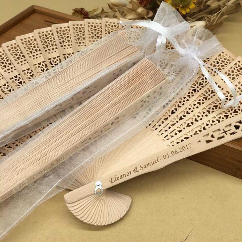 10/20-pcs Personalized Wedding Hand Fans, Bridal Shower Fans, Bridesmaid Gifts, Girlfriend Gift, Thank You Gift