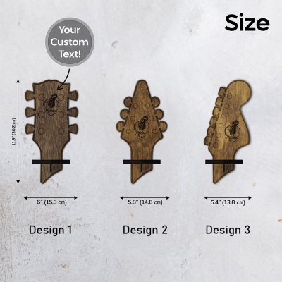 Guitar Holder Wall Mount, Custom Guitar Stand, Custom Guitar Display, Custom Headstock Logo, Guitar Stand Wooden, Guitar Stand Wall Mount