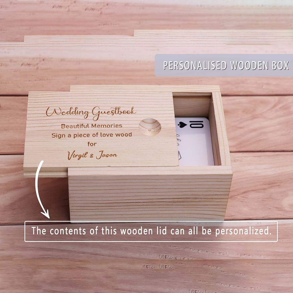 Wedding Guest Book Alternative, Custom Playing Cards, Couples Gift, Personalized Poker Cards, Unique Wedding Keepsake, Gift for Him