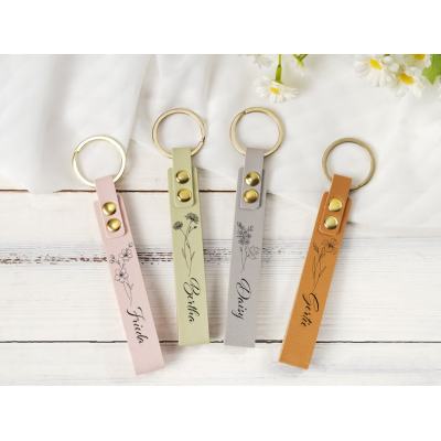 Personalisierter Leder-Schlüsselanhänger, Personalisierter Schlüsselbund, Personalisierter Leder-Schlüsselanhänger, Koordinaten-Schlüsselanhänger, Längen- und Breitengrad-Schlüsselanhänger, Bestes Geschenk