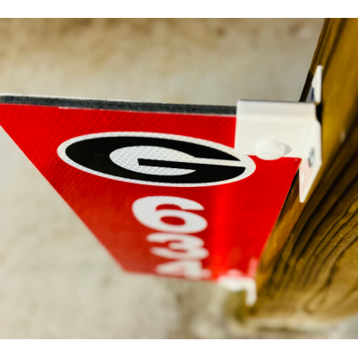 Georgia Address Marker Vertical Reflective Housewarming Gift  Real Estate Closing Gift Georgia House Number Sign  Unique Gift Bulldog Fan