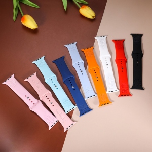 Personalized Silicone Watch Band for Apple Watch