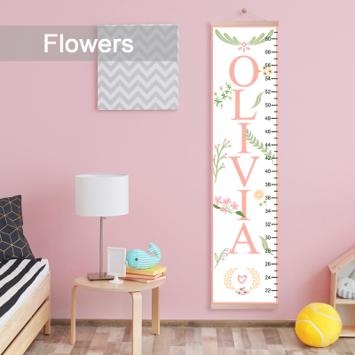 Personalized Children Name Growth Chart