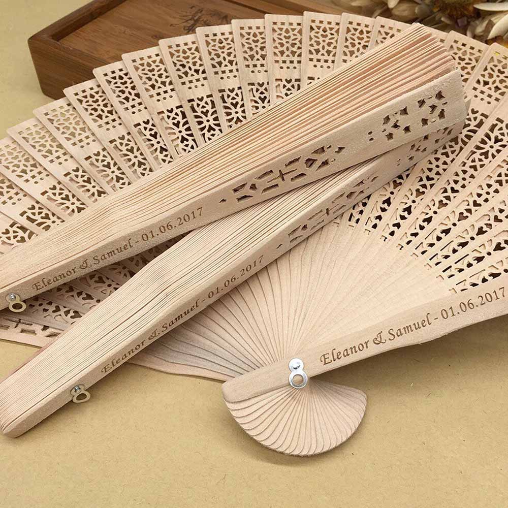 10/20-pcs Personalized Wedding Hand Fans, Bridal Shower Fans, Bridesmaid Gifts, Girlfriend Gift, Thank You Gift