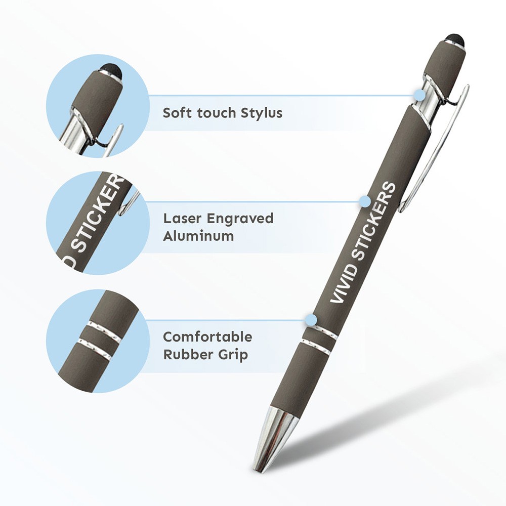 Personalized Laser Engraved Soft Touch Pens, Graduation 2023 Pens ...