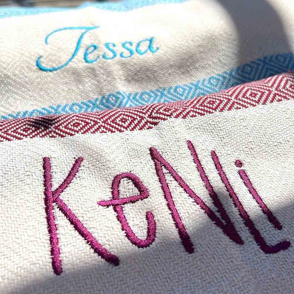 Personalized Teacher Appreciation Gift, Personalized Name Beach Towel, Gift for Her, Birthday Party Favor