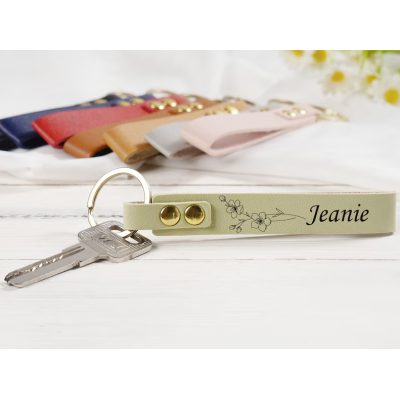 Personalisierter Leder-Schlüsselanhänger, Personalisierter Schlüsselbund, Personalisierter Leder-Schlüsselanhänger, Koordinaten-Schlüsselanhänger, Längen- und Breitengrad-Schlüsselanhänger, Bestes Geschenk