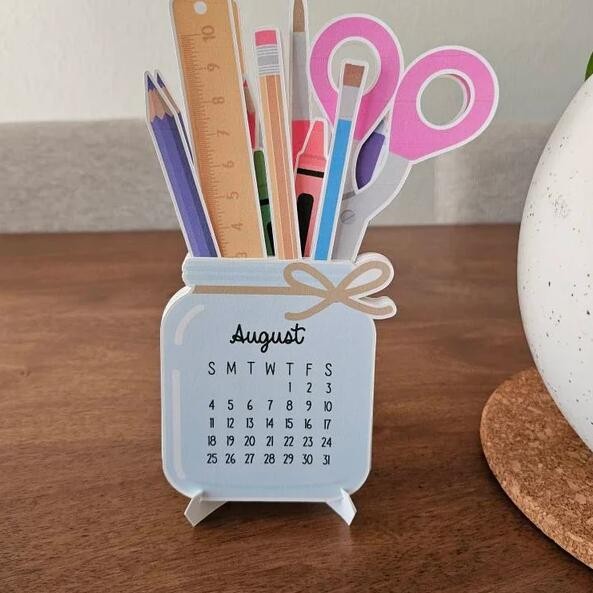 Mini desk calendars are perfect for decorating your desk and letting you know the month at a glance.