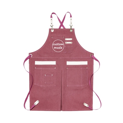 Professional Personalized Womens Canvas Apron Gifts,Florist Nail Tech Water-resistant Waitress Aprons