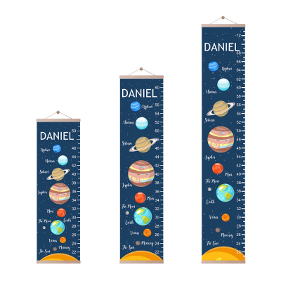 Personalized Solar System Name Growth Chart
