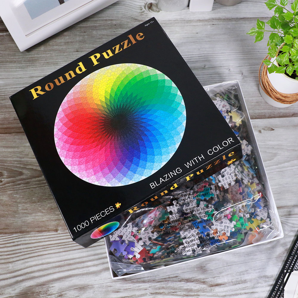 Rainbow Puzzle Game Decompression Toys For Adult
