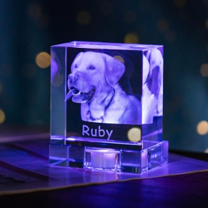 3D Photo Square Engraving Crystal