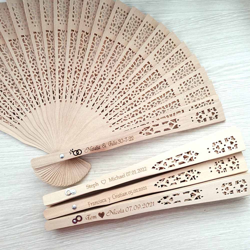 10/20-pcs Personalized Wedding Hand Fans, Bridal Shower Fans, Bridesmaid Gifts, Girlfriend Gift, Thank You Gift