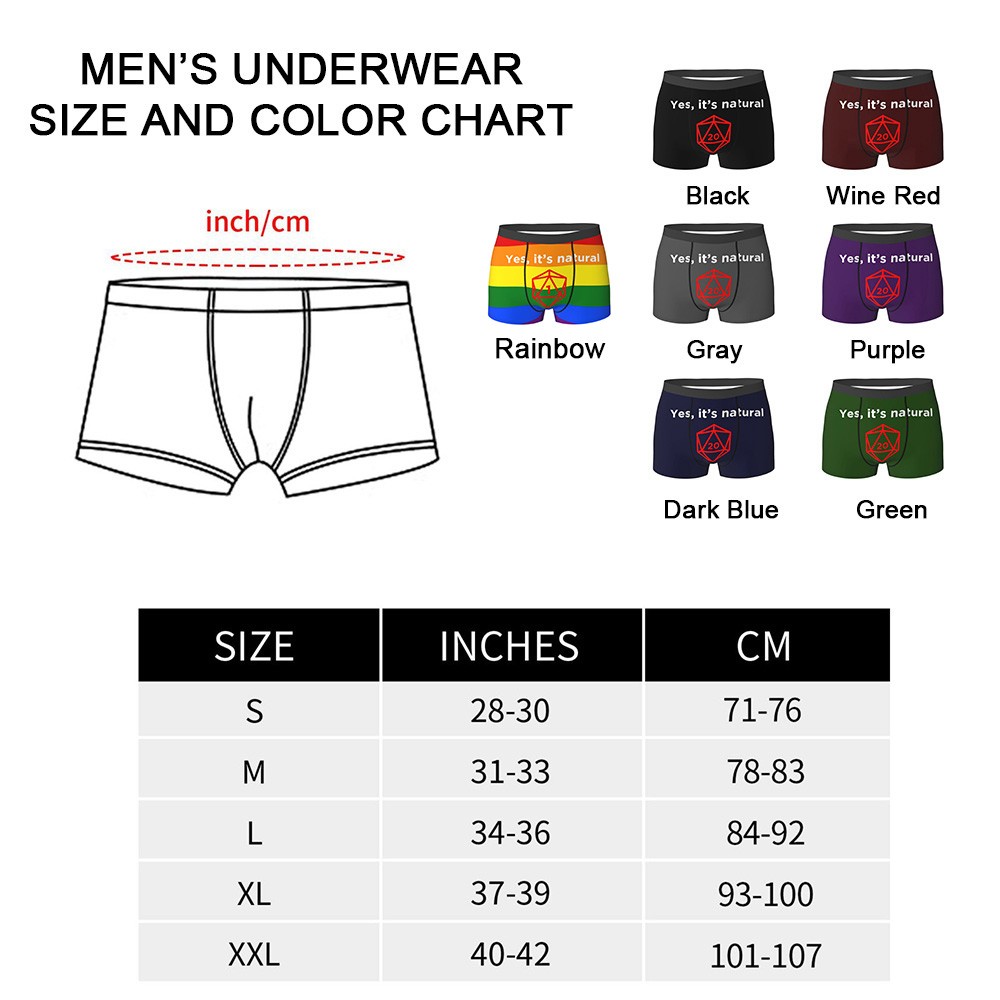 Yes, It's Natural Funny Man's Underwear-Doldols