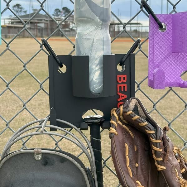 🎁BUY 2 FREE SHIPPING🎁Personalized Baseball/Softball Dugout Organizer, Hanging Bat & Gear Rack for Teams, Baseball and Softball Equipment Storage Solution