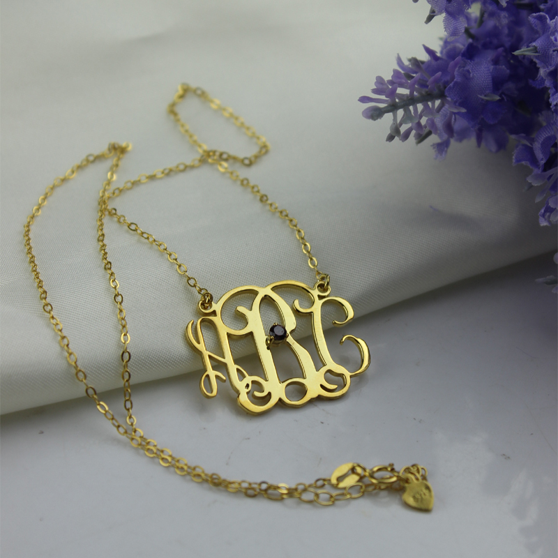 Gold Plated Necklace Engraved Images