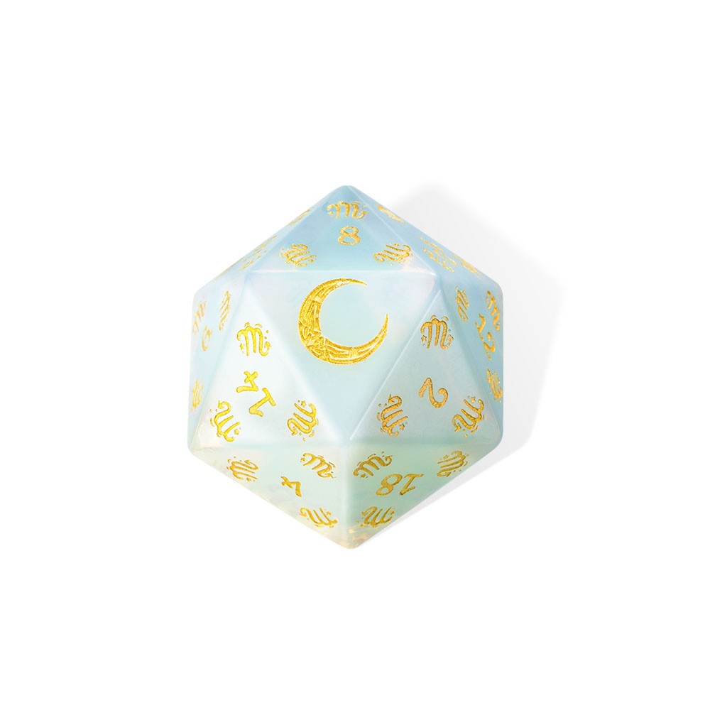 Custom Zodiac Sign Opal dice