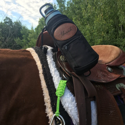 Multi Pocket Horse Saddle Water Bottle Holder Personalized, Up to 50OZ, Horse Gifts