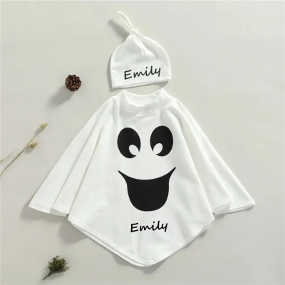 Toddler Ghost Costume Beanie, Toddler Girl Costume, Toddler Boy Costume, Beanie Hat, Gender Neutral, Baby Clothing, Halloween