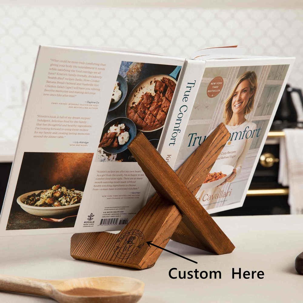 Farmhouse Cookbook or Photo Frame Display Stand
