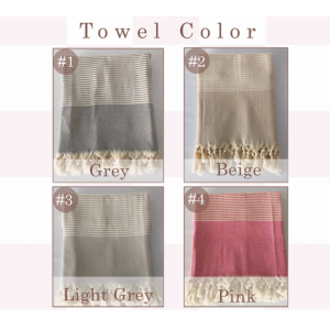 Turkish Beach Towel, Personalized Custom Bridesmaid Gift