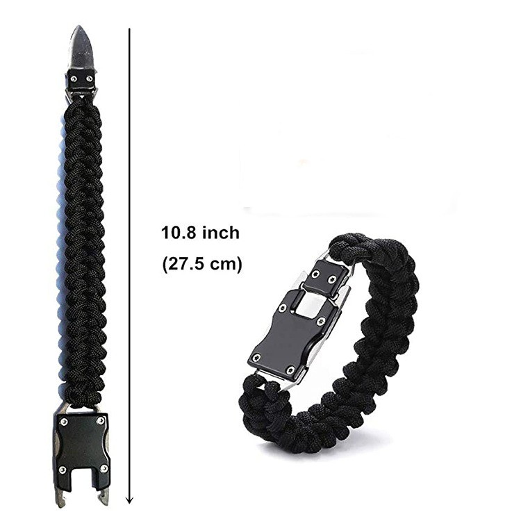 Paracord Knife Bracelet Survival Gear EDC Tactical Gift