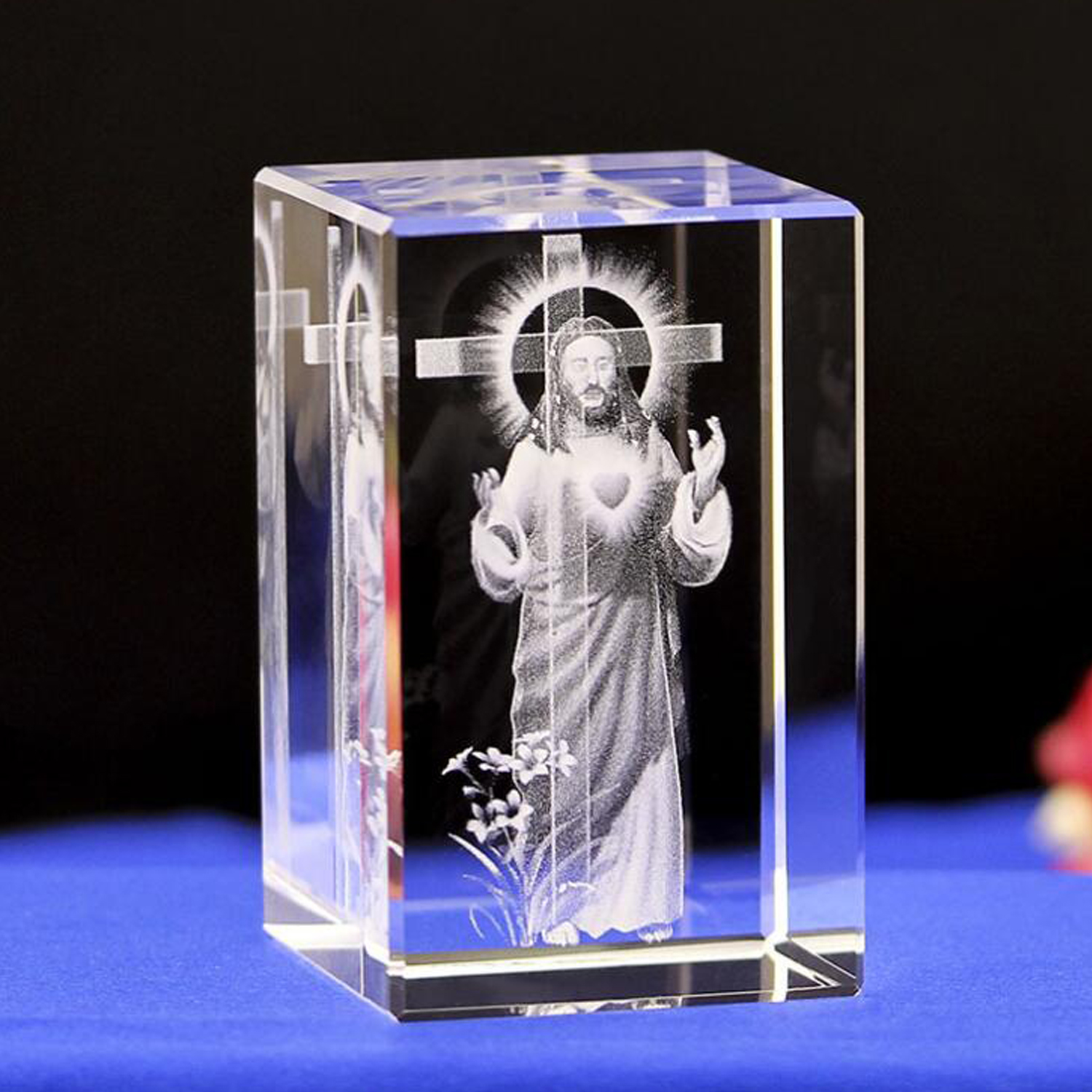 3D Photo Nativity Scene Crystal Prints
