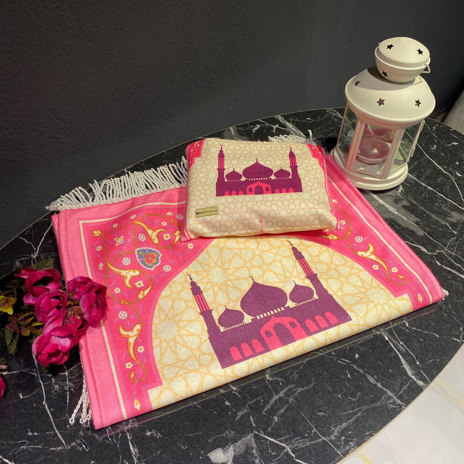 Luxury Kids Prayer Mat, Kids Kaaba Prayer Rug, Ramadan Eid, Kids Prayer