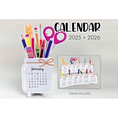 Mini desk calendars are perfect for decorating your desk and letting you know the month at a glance.