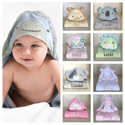 Hooded Towels, Personalized Baby Hooded Towel, Baby Hooded Towels, Baby Gift, Personalized Baby Gift, Baby Shower Gift, Newborn Gift, Baby