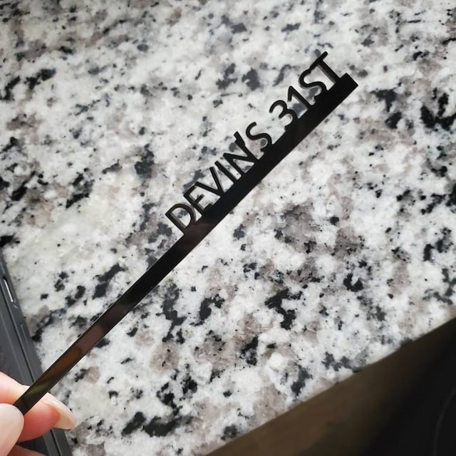Custom Drink Stirrers, Personalized Drink Stirrers, Laser Cut Party Decor, Laser Cut Wedding Decor, Party/Wedding Gift