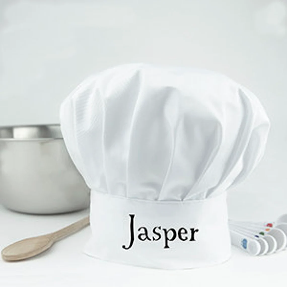 Personalised Chef's Hat Printed With Any Text You Want Unisex Chefs Hat Great Gift This Christmas Make An Even Better Fathers Day Present