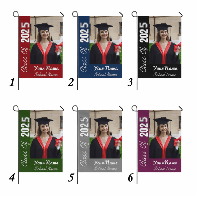 🎓Personalized Graduation Flag - Custom Class of 2025 Grad Garden Flag,Graduation Season Gift