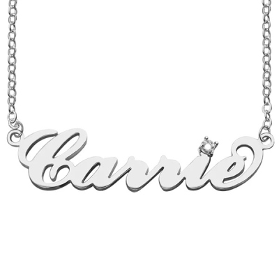 carrie bradshaw name necklace