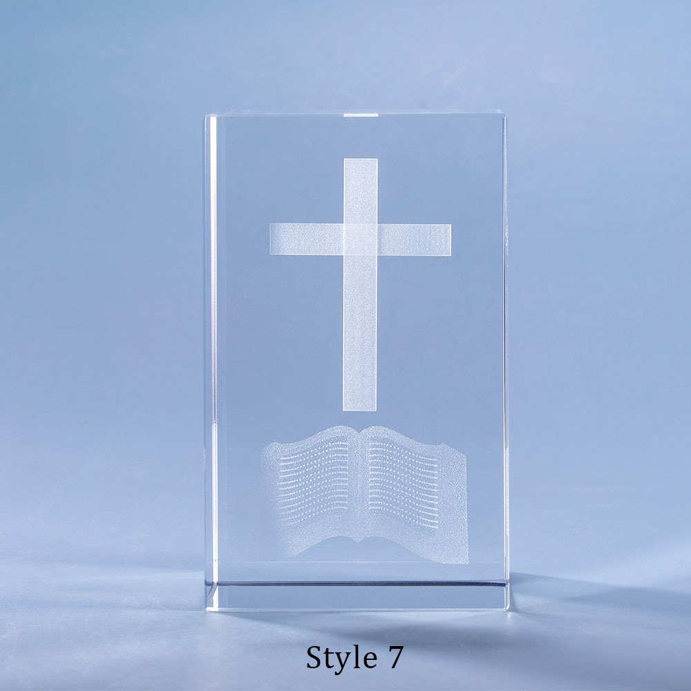 3D Photo Nativity Scene Crystal Prints