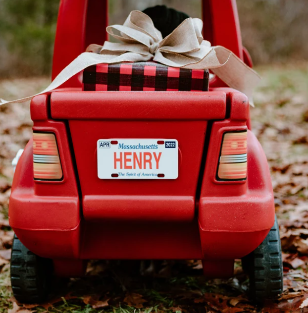 【Get $10 OFF on $60+ Order】Extra Mini Magnetic State License Plates, Refrigerator/Fridge Magnet, Little Electric Car License Plates for Kids, Travel Keepsakes, Gift for Couples