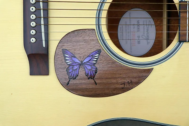 Custom Wooden Pickguard for Acoustic Guitar